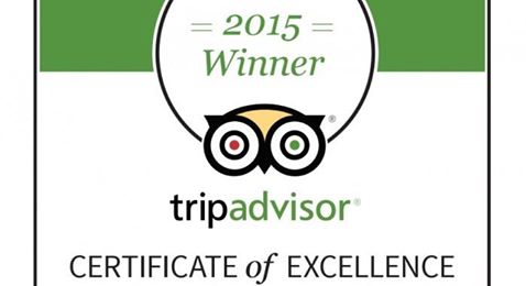 ¡Obtuvimos el Certificado de Excelencia 2015 de TripAdvisor!